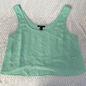 Forever 21 sheer crop top